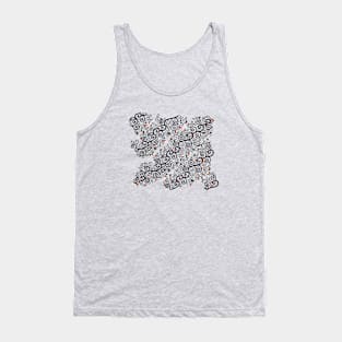 St Patrick's Day Irish Vine Pattern Tank Top